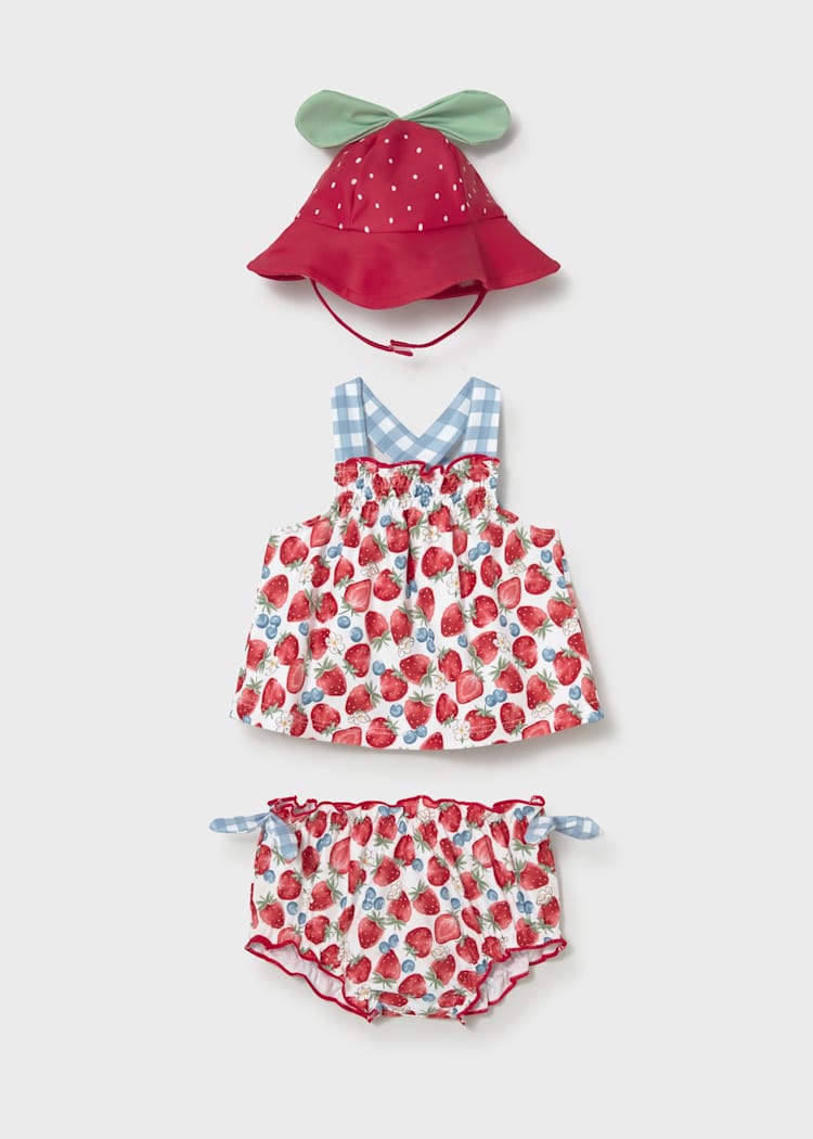Newborn 3-Piece Swim Set with Sun Protection