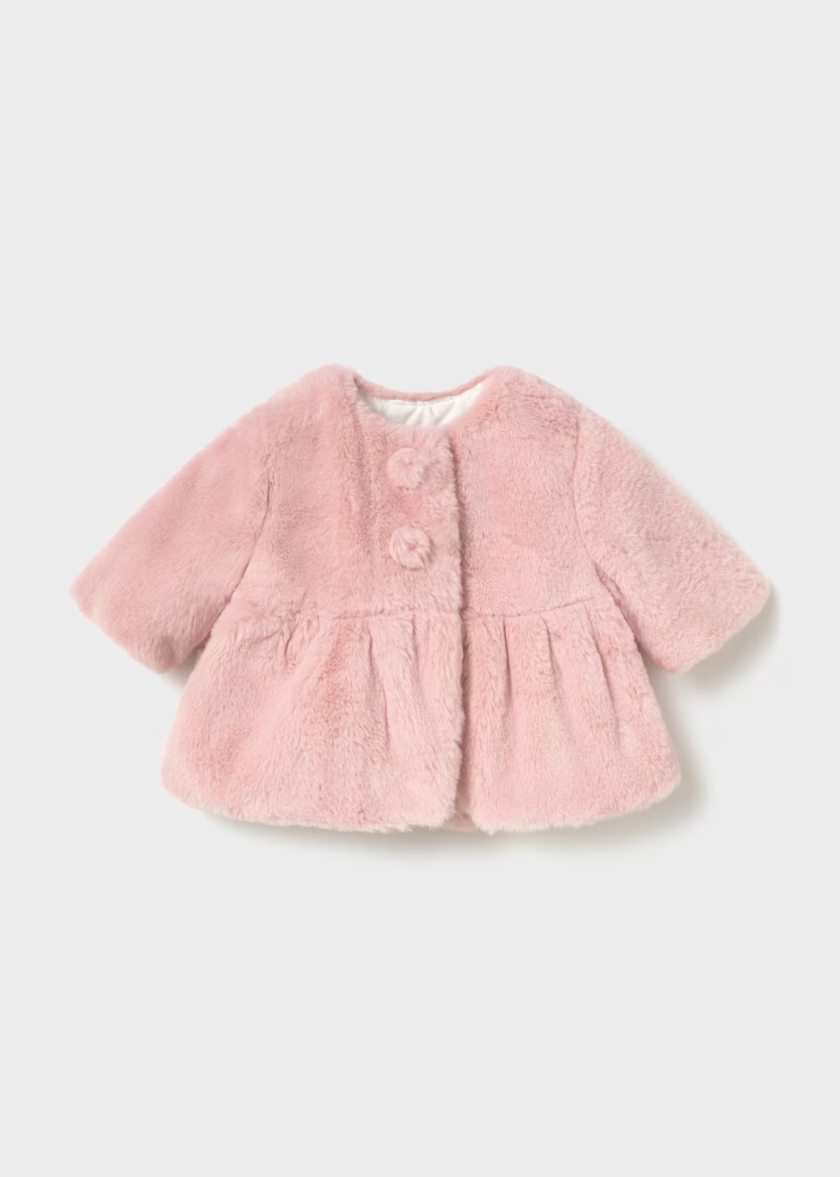 Mayoral Usa Inc Newborn Faux Fur Coat, 3 Colors Available - Little Miss Muffin Children & Home