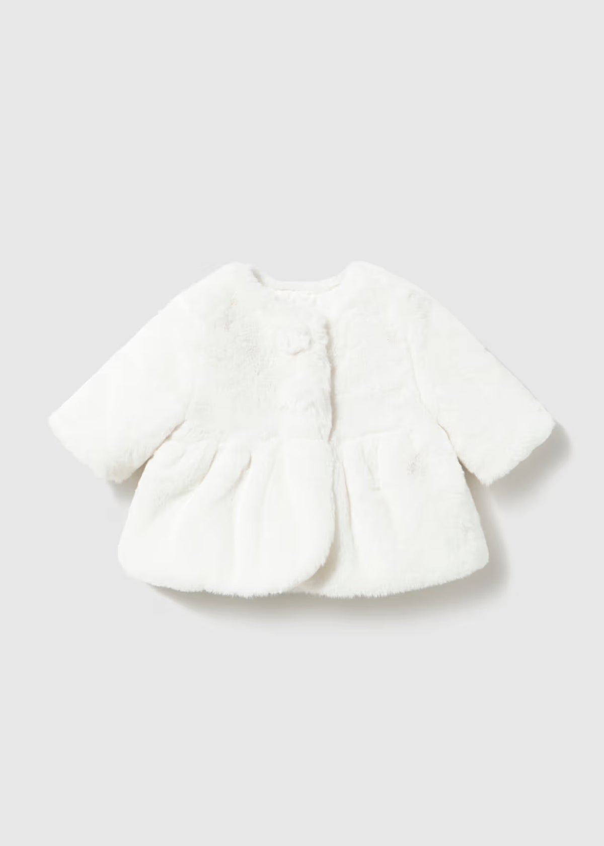 Mayoral Usa Inc Newborn Faux Fur Coat, 3 Colors Available - Little Miss Muffin Children & Home