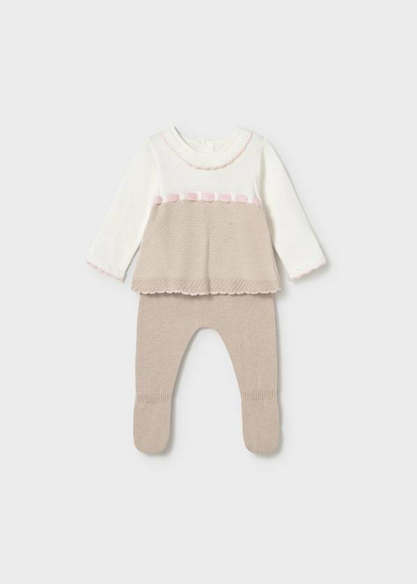 Mayoral Usa Inc Newborn Knit Leg Warmer Set in Mole - Little Miss Muffin Children & Home
