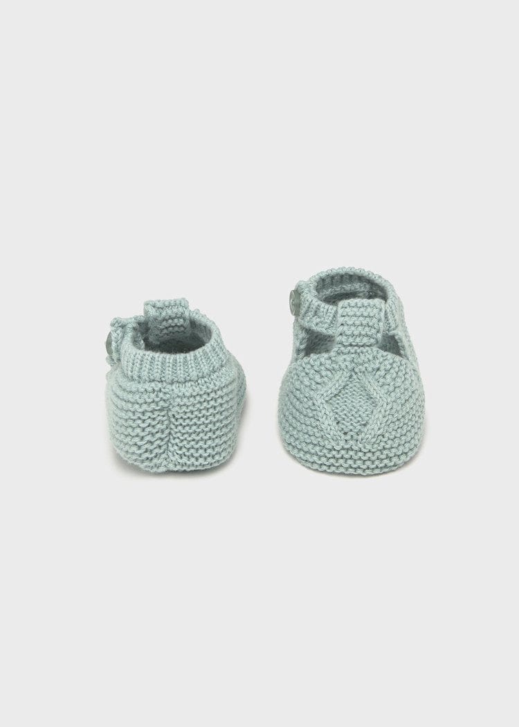 Mayoral Usa Inc Mayoral Knit Booties in Mint - Little Miss Muffin Children & Home