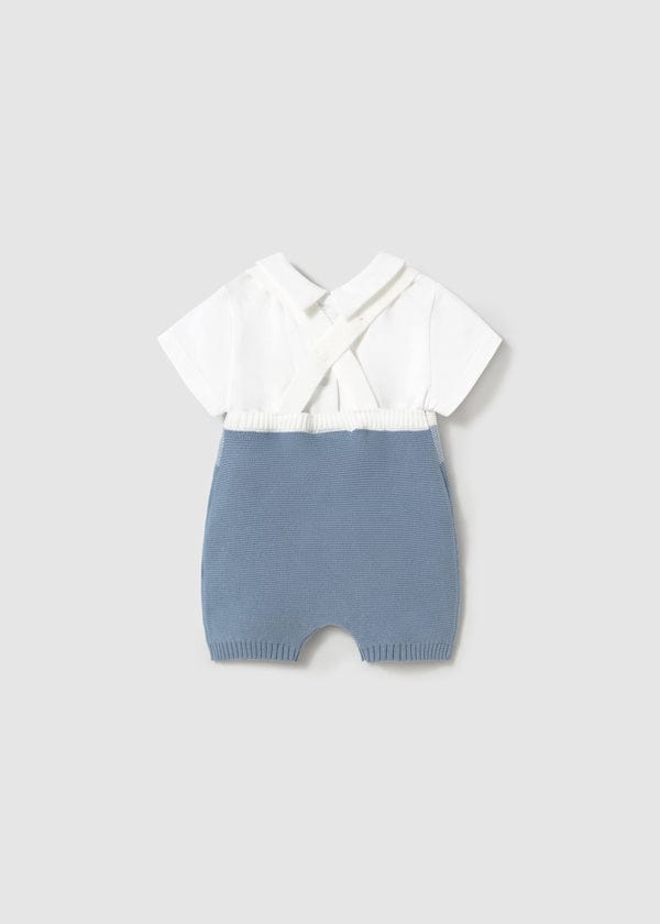 Mayoral Usa Inc Mayoral Knit Overall Set in Riviera - Little Miss Muffin Children & Home