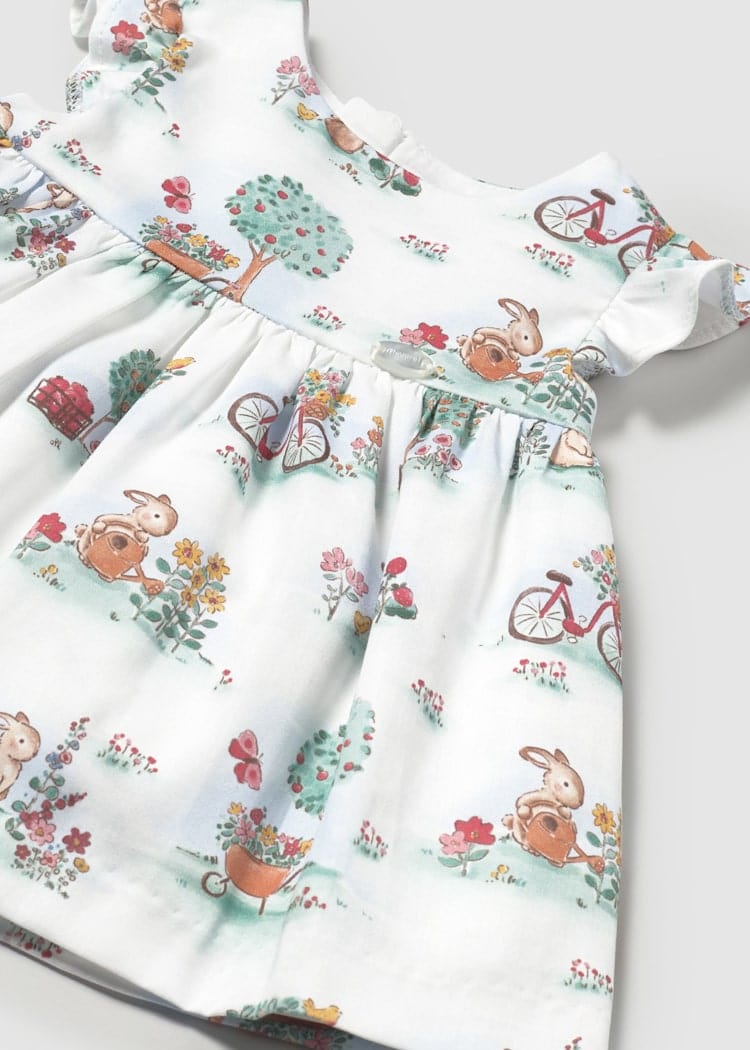 Mayoral Usa Inc Mayoral Print Dress with Bloomers - Little Miss Muffin Children & Home