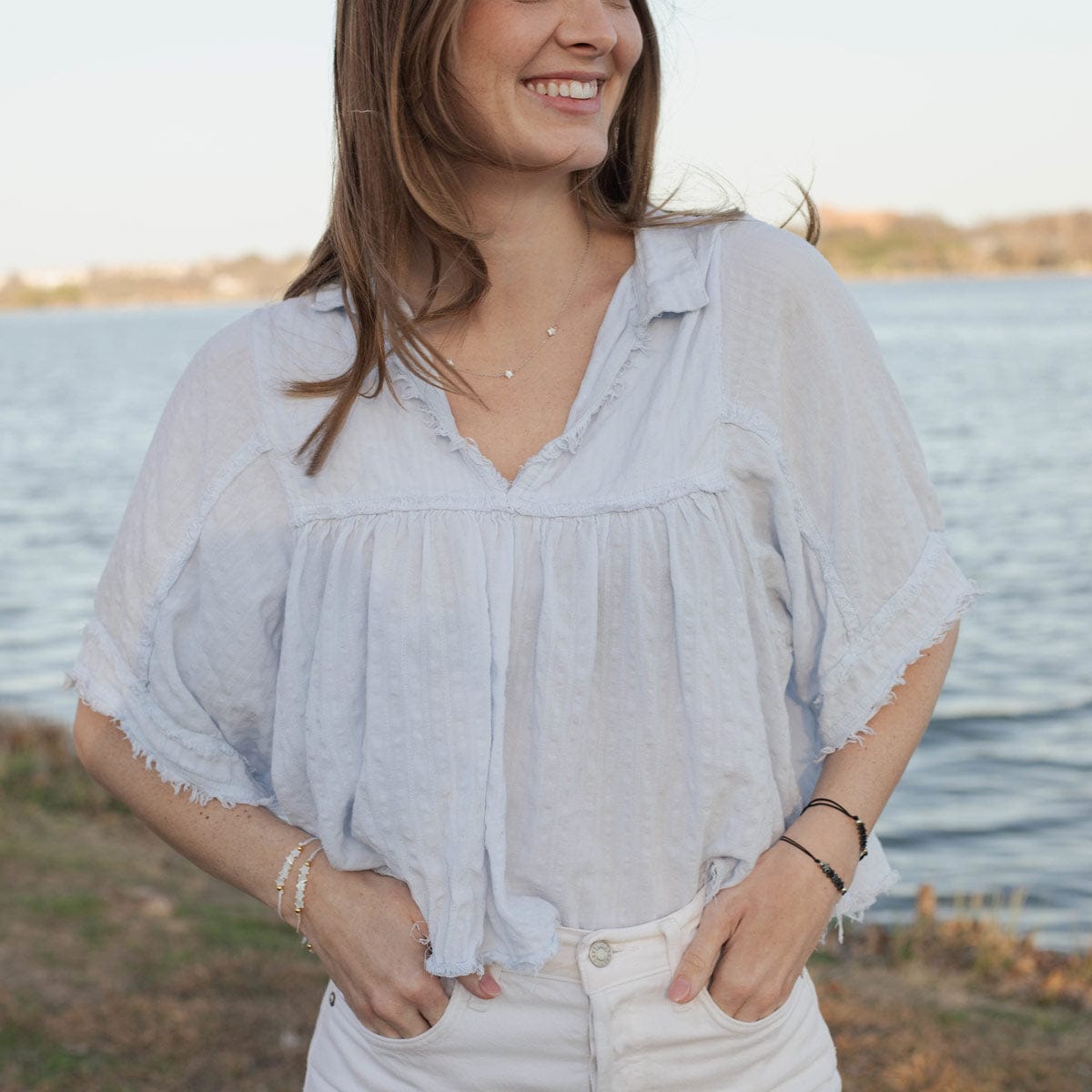 My Saint My Hero North Star White Mother of Pearl Bracelet - Little Miss Muffin Children & Home