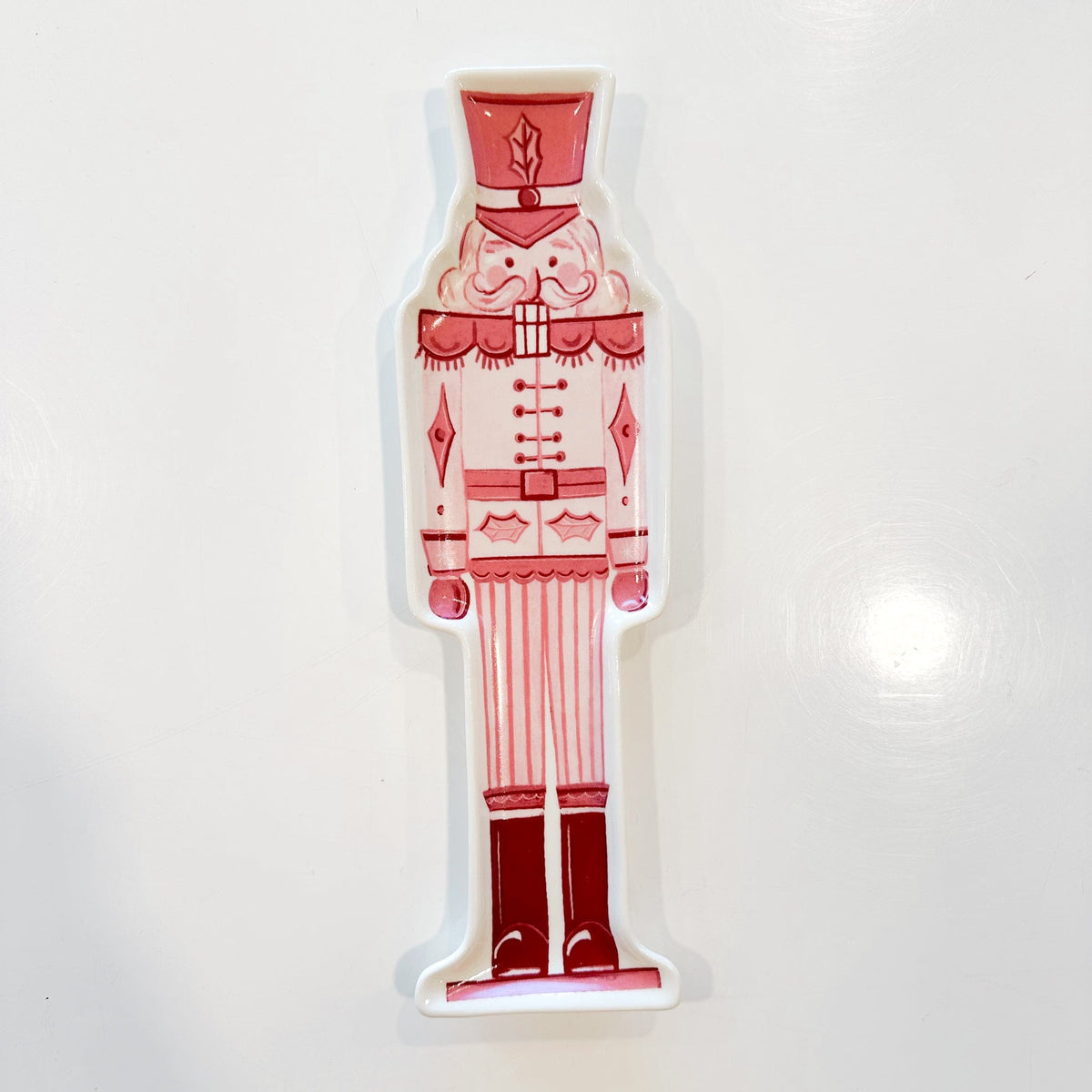 mini stonrware nutcracker plate