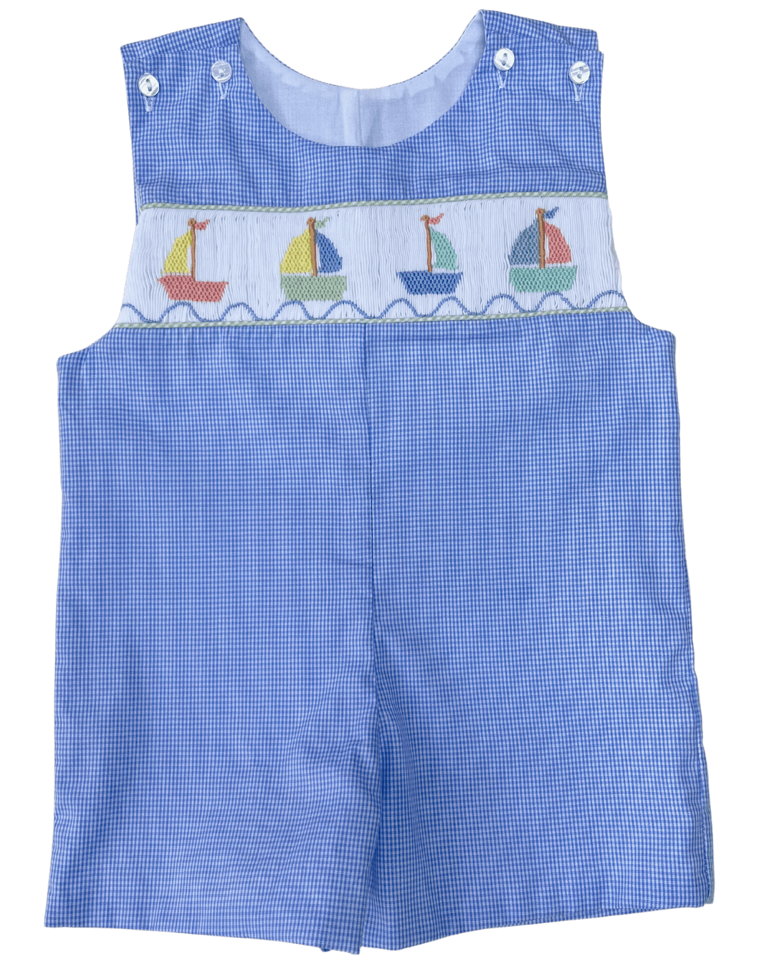 Lulu Bebe Lulu Bebe Sailboat Smocked Pete Shortall - Little Miss Muffin Children & Home