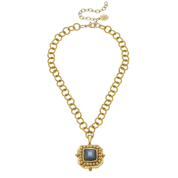 womens labrodite pendant necklace