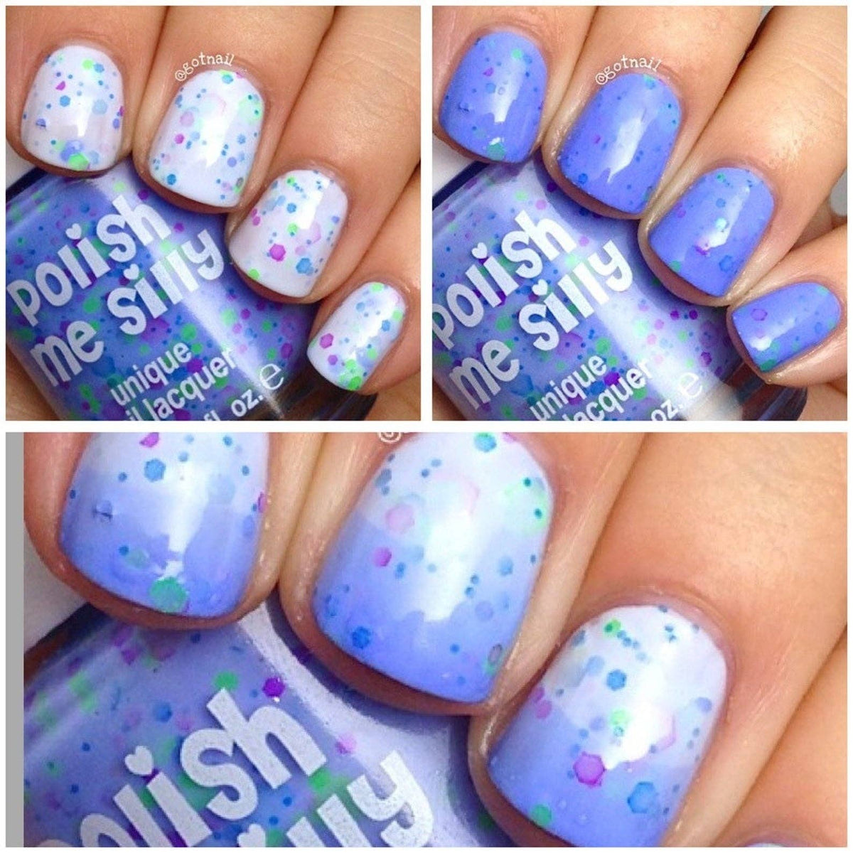 Polish Me Silly Periwinkle Twinkle - Thermal Nail Polish - Little Miss Muffin Children & Home