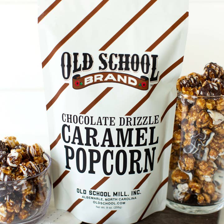 chocolate caramel pop corn