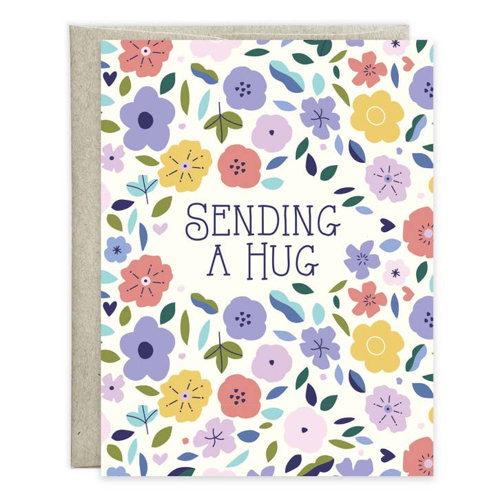 sending a hug greeting card