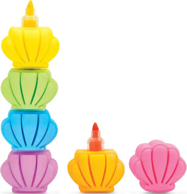 iScream Seashell Stackable Markers - Little Miss Muffin Children & Home