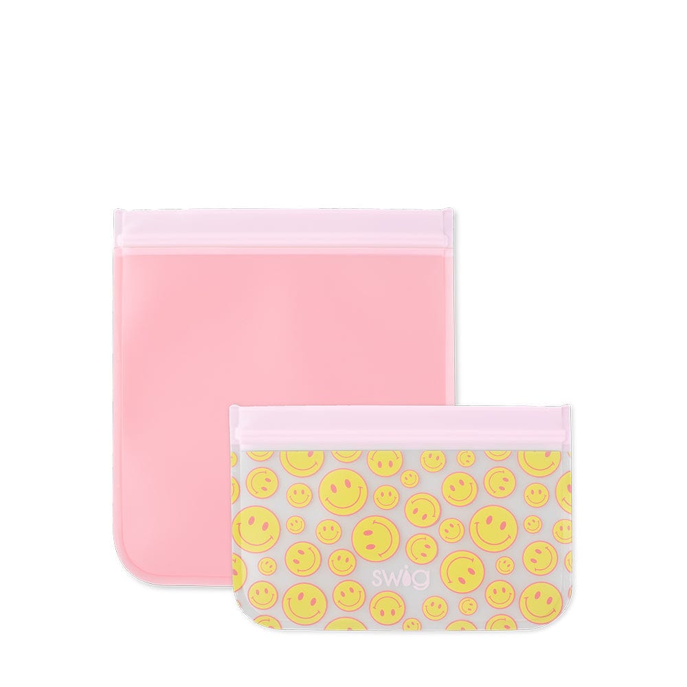 Swig Life Swig Life Oh Happy Day Reusable Storage Baggies (Set of 4) - Little Miss Muffin Children & Home