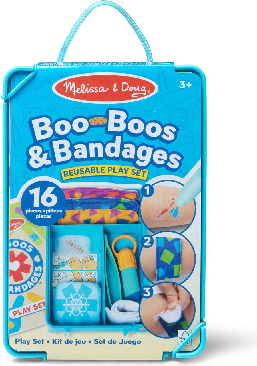 Melissa & Doug BooBoos and Bandages Reusable Play Set - Little Miss Muffin Children & Home
