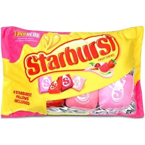 iScream Starburst Fave Reds Packaging Fleece Plush - Little Miss Muffin Children & Home