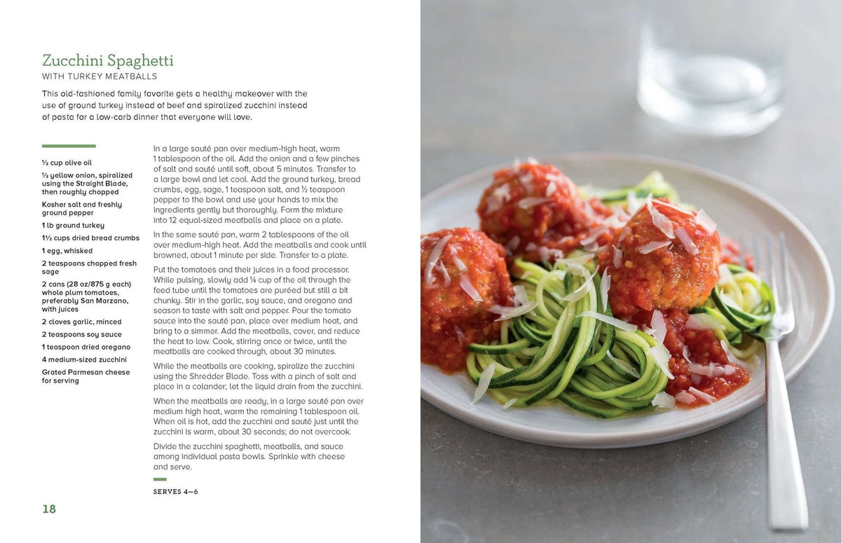 Simon & Schuster The Spiralizer Cookbook by Williams-Sonoma Test Kitchen New - Little Miss Muffin Children & Home