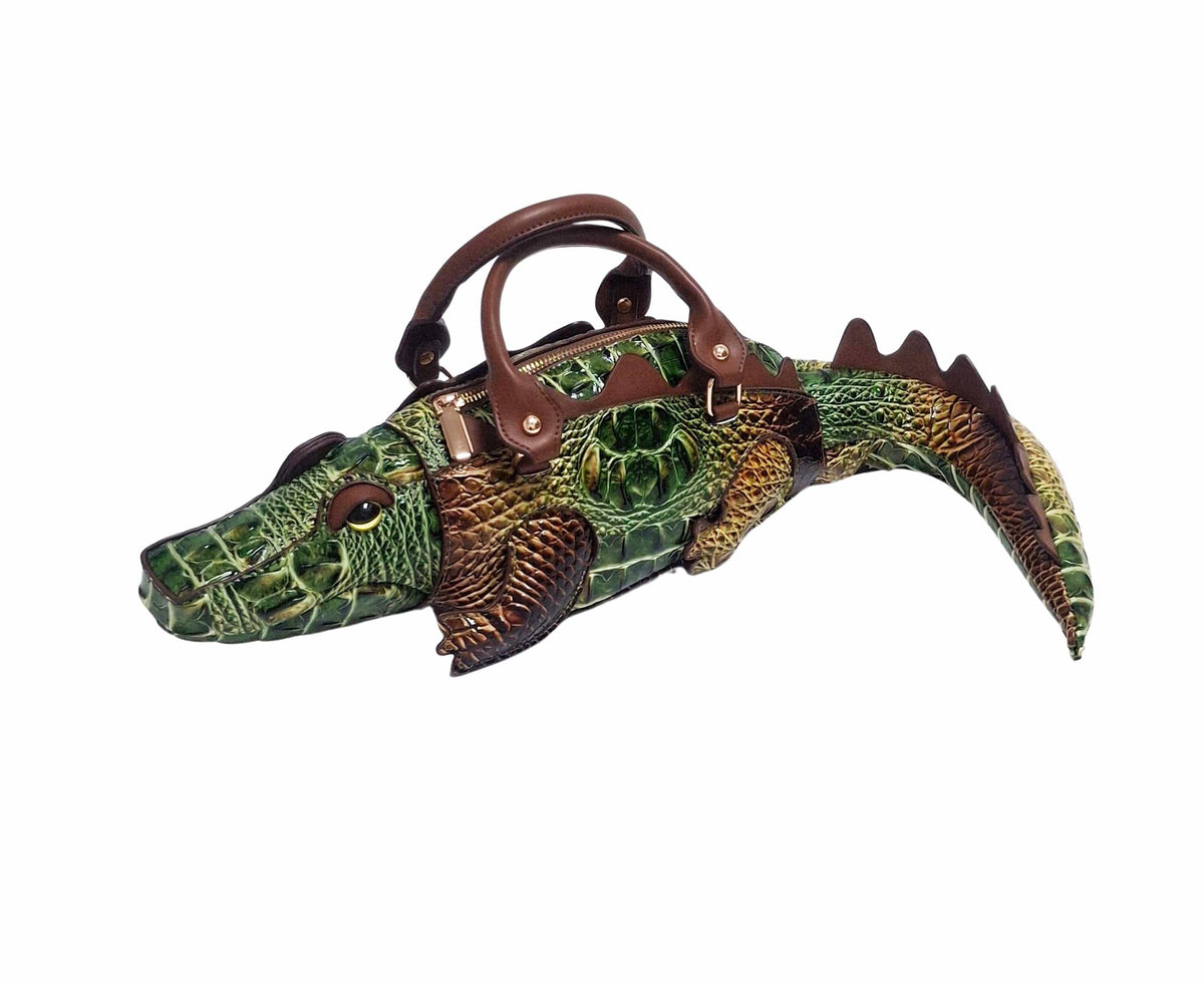 Timmy Woods Beverly Hills Gettie The Gator Green All Body Purse - Little Miss Muffin Children & Home
