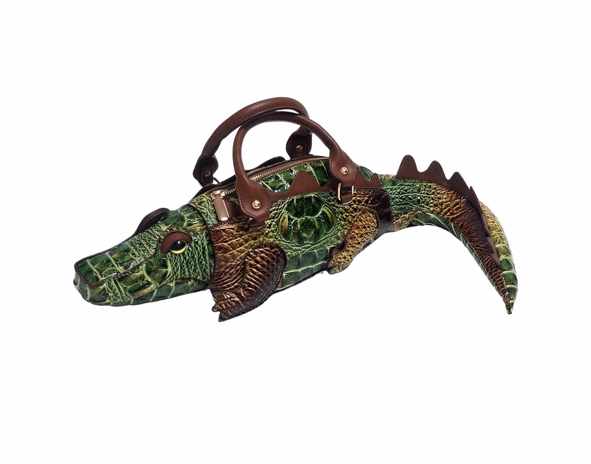 Timmy Woods Beverly Hills Gettie The Gator Green All Body Purse - Little Miss Muffin Children & Home