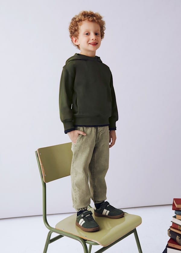 Mayoral Usa Inc Pullover Hoodie in Olive - Little Miss Muffin Children & Home