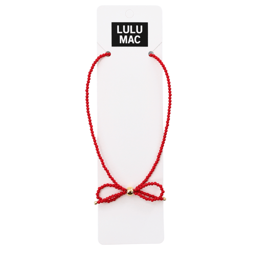 Girlie Girl Originals Red Bow Necklace by Girlie Girl Originals - Little Miss Muffin Children & Home