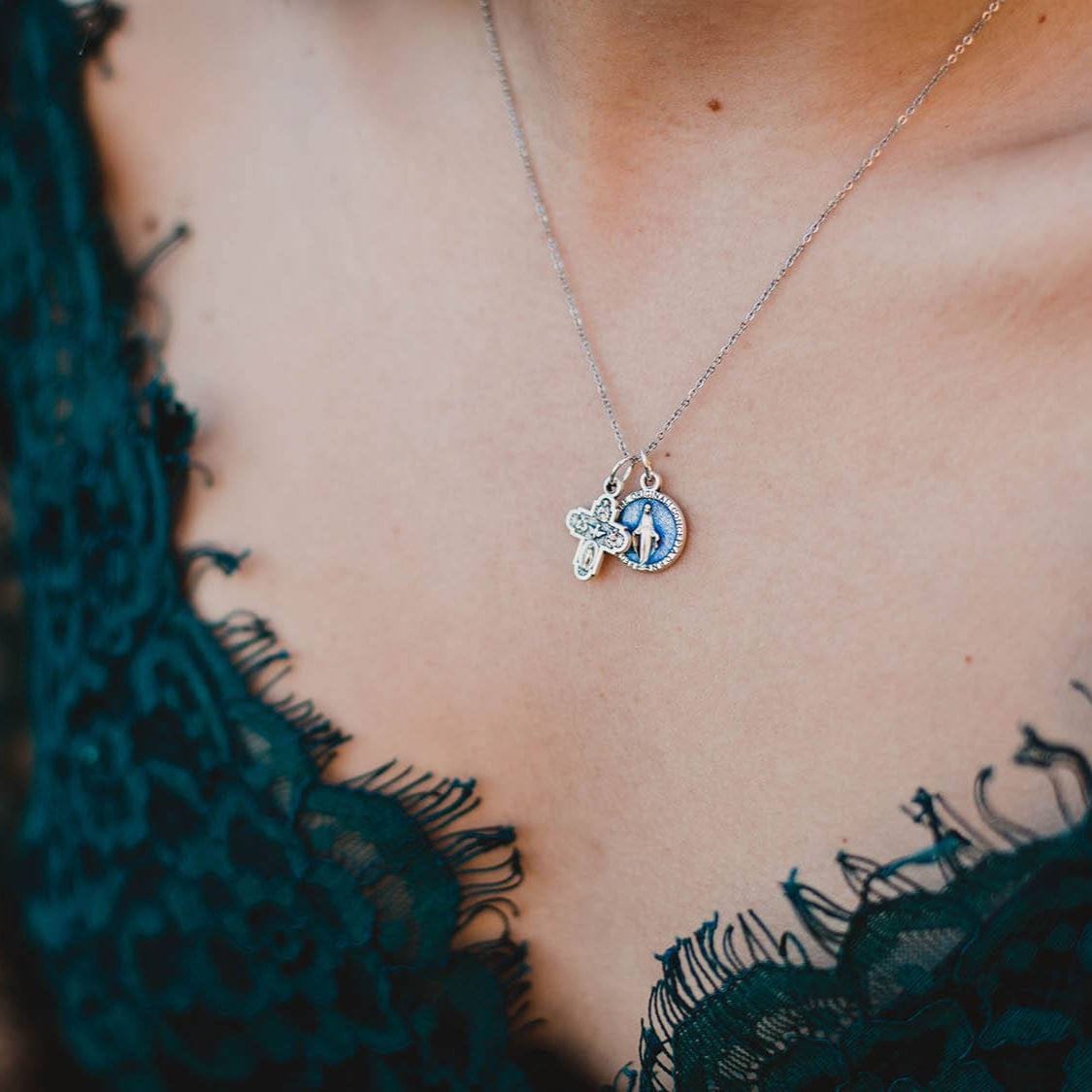 My Saint My Hero Vintage Blessing Lineage of Love Necklace - Little Miss Muffin Children & Home