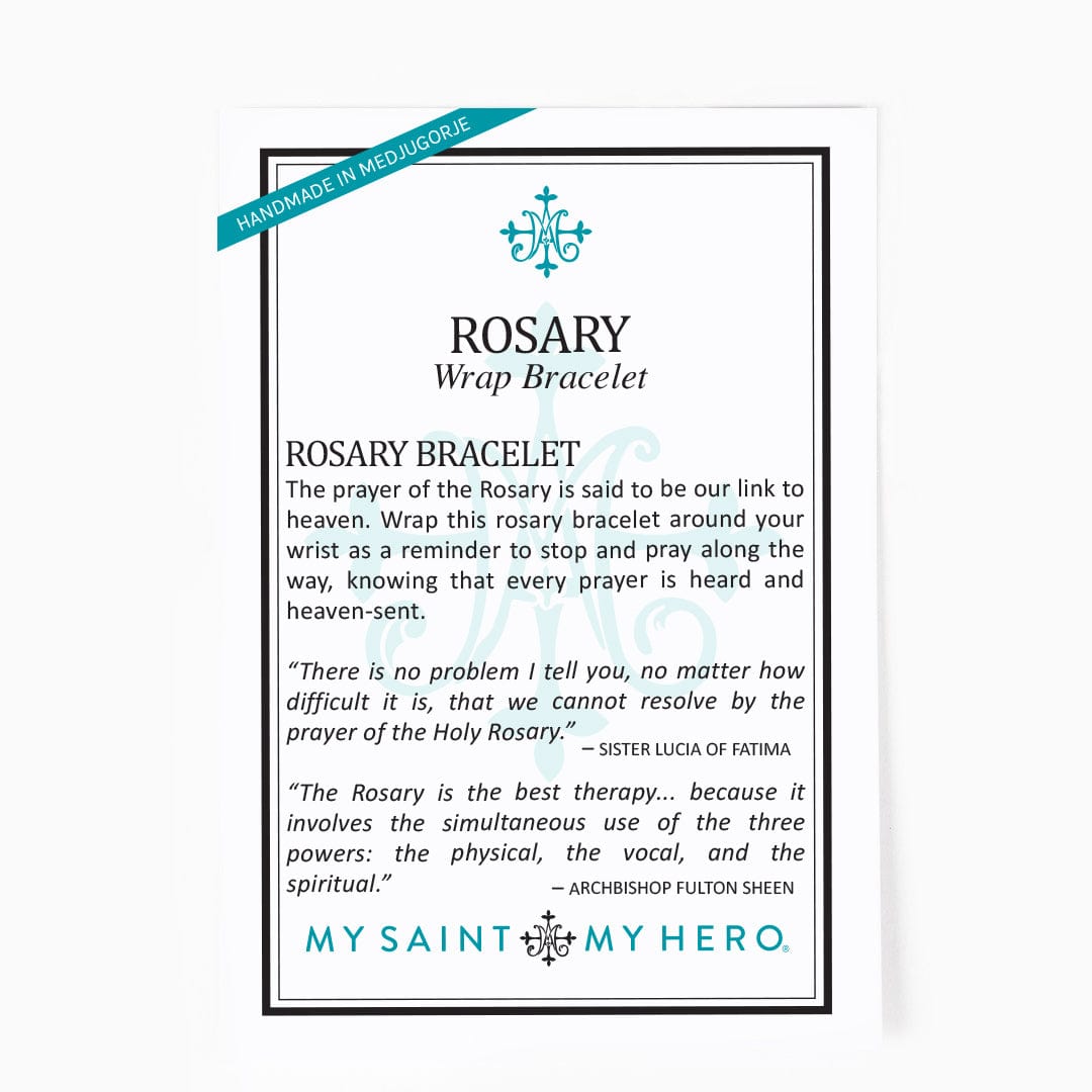 My Saint My Hero My Saint My Hero Miracles Rosary Wrap Bracelet - Little Miss Muffin Children & Home