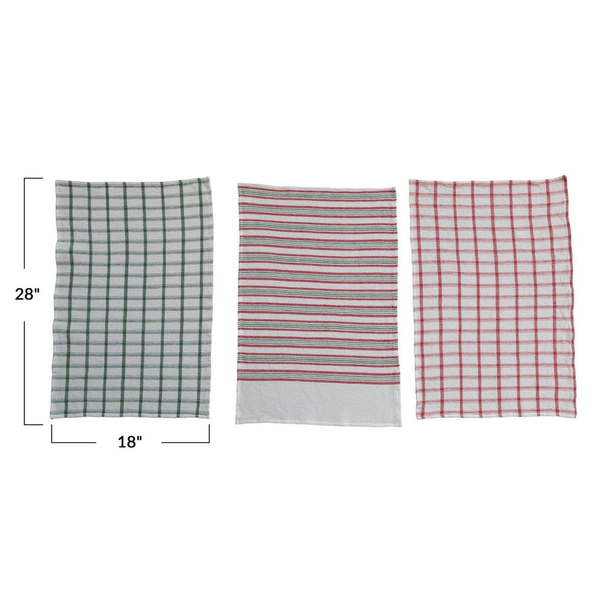 Creative Co-Op Creative Co-op Cotton Waffle Weave Tea Towel - Little Miss Muffin Children & Home