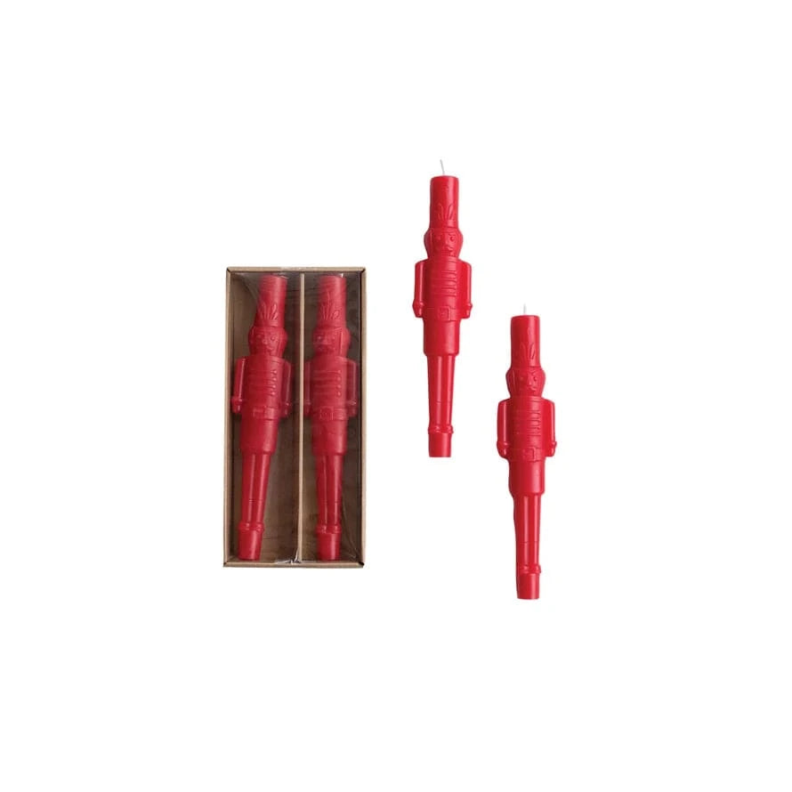 nutcracker unscented candle sticks