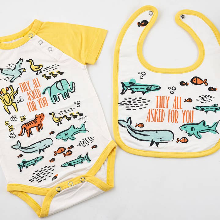 yellow baby onesie