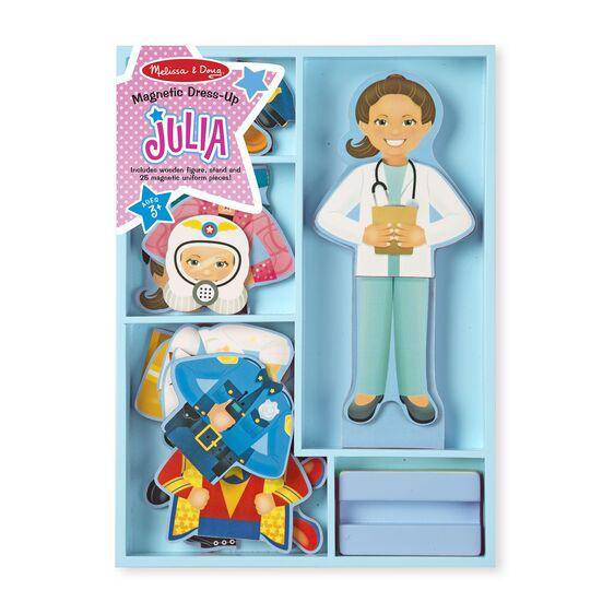 Melissa & Doug - Melissa & Doug Julia Magnetic Dress-Up - Little Miss Muffin Children & Home