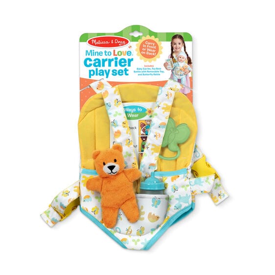Melissa & Doug Melissa & Doug 31715 Mine To Love Carrier Play Set - Little Miss Muffin Children & Home