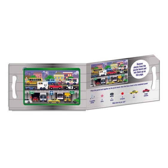 Melissa & Doug Take Along Magnetic Jigsaw Puzzles: Vehicles - Little Miss Muffin Children & Home