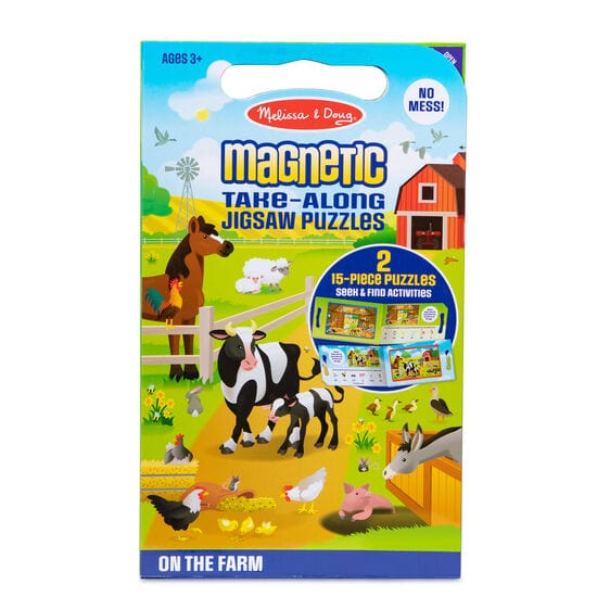Melissa & Doug Melissa & Doug On The Farm Magnetic Jigsaw Puzzle - Little Miss Muffin Children & Home
