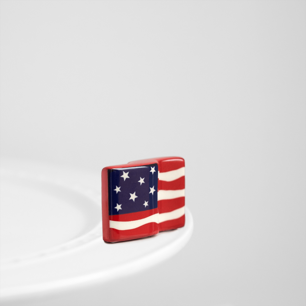 Nora Fleming - Nora Flemming Stars & Stripes Forever American Flag Topper - Little Miss Muffin Children & Home