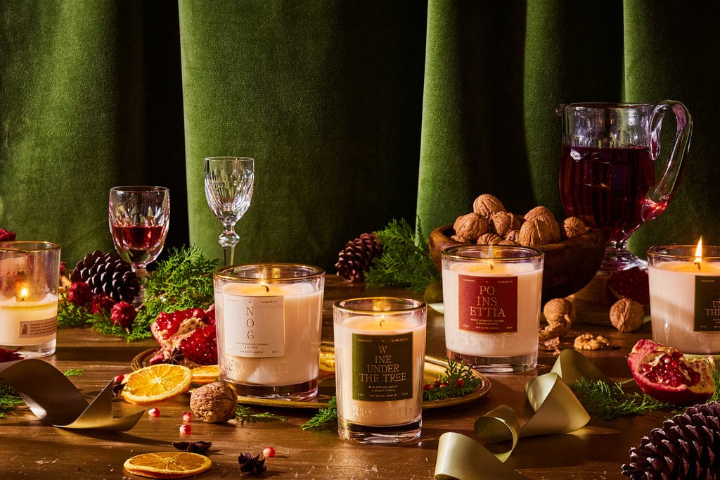 Rewined Rewined Poinsettia Candle - Little Miss Muffin Children & Home