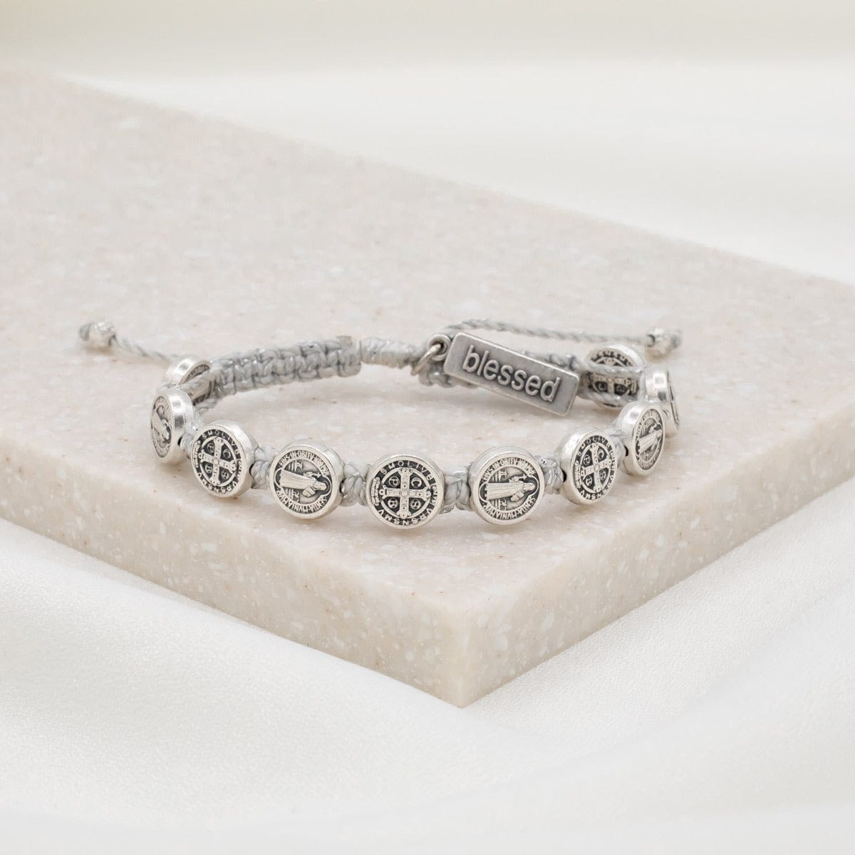My Saint My Hero My Saint My Hero St. Benedict Blessing Bracelet - Little Miss Muffin Children & Home