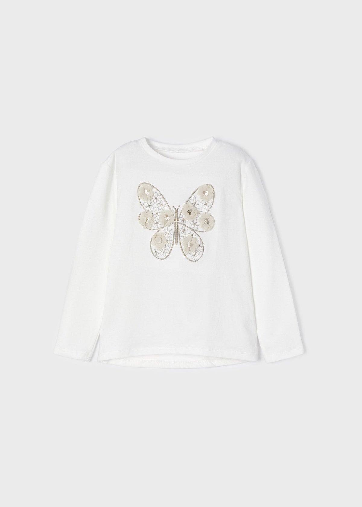 MAY - Mayoral Usa Inc Mayoral Usa Inc Long Sleeved applique T-shirt - Little Miss Muffin Children & Home