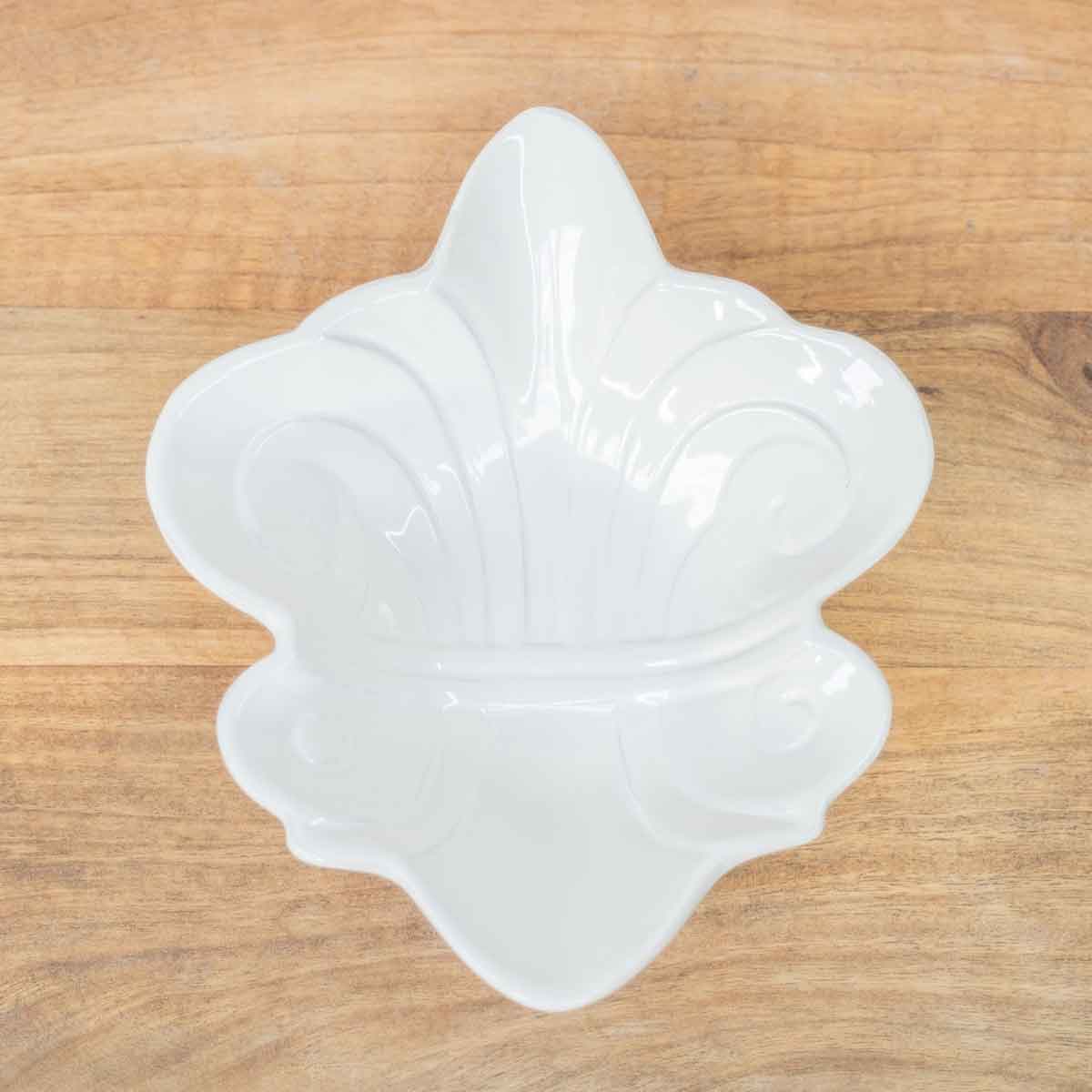 The Royal Standard The Royal Standard Fleur de Lis Shaped Bowl - Little Miss Muffin Children & Home