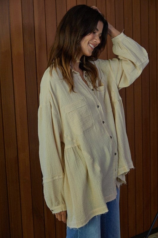By Together By Together Brogan Button Down Top - Little Miss Muffin Children & Home