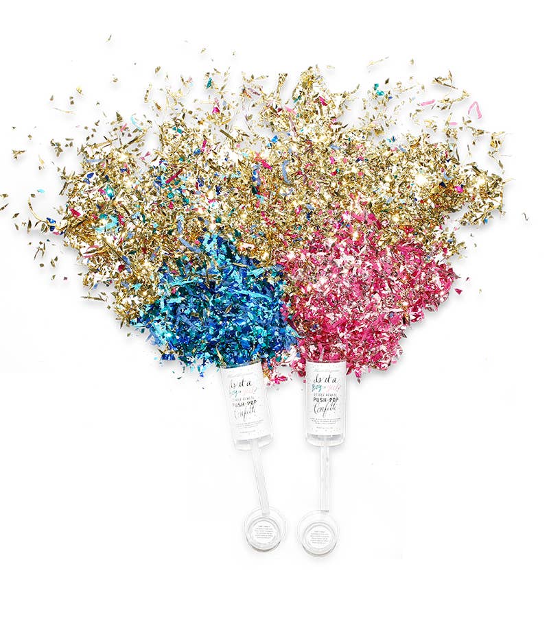 Thimblepress Thimblepress Gender Reveal Push Pop Confetti - Little Miss Muffin Children & Home