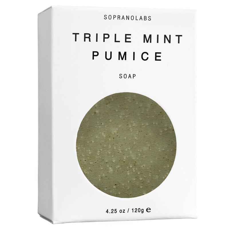 Soprano Labs Soprano Labs Triple Mint Pumice Vegan Soap - Little Miss Muffin Children & Home