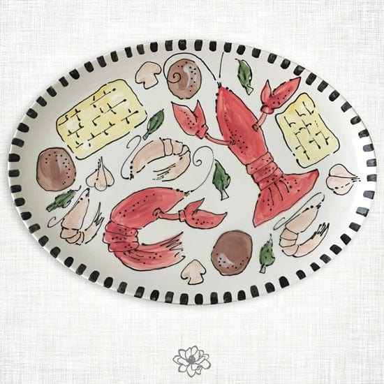 Magnolia Creative Co. Magnolia Creative Crawfish Oval Platter - Little Miss Muffin Children & Home