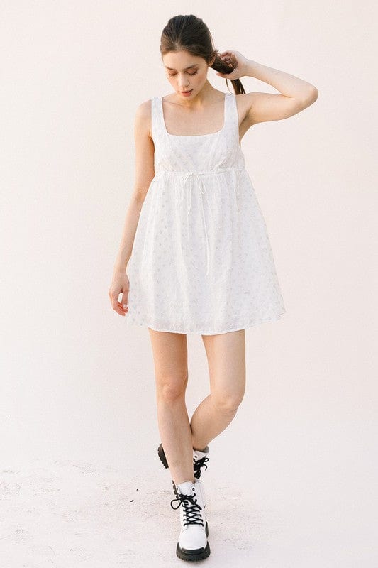 Storia Storia Sleeveless Embroidered Stars Babydoll Dress - Little Miss Muffin Children & Home
