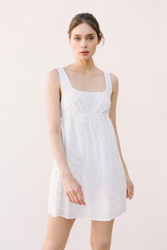 Storia Storia Sleeveless Embroidered Stars Babydoll Dress - Little Miss Muffin Children & Home