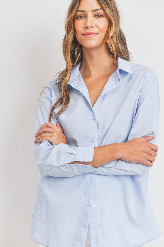 American Fit American Fit Button Down Boyfriend Shirt - Little Miss Muffin Children & Home
