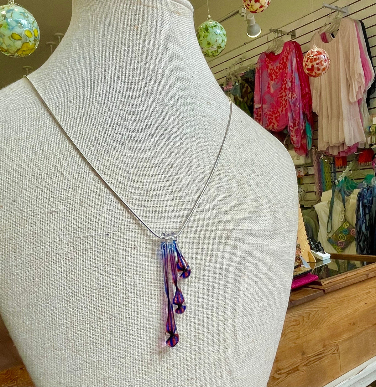Frederick Imhoff Frederick Imhoff Helix Glass Necklaces - Little Miss Muffin Children & Home