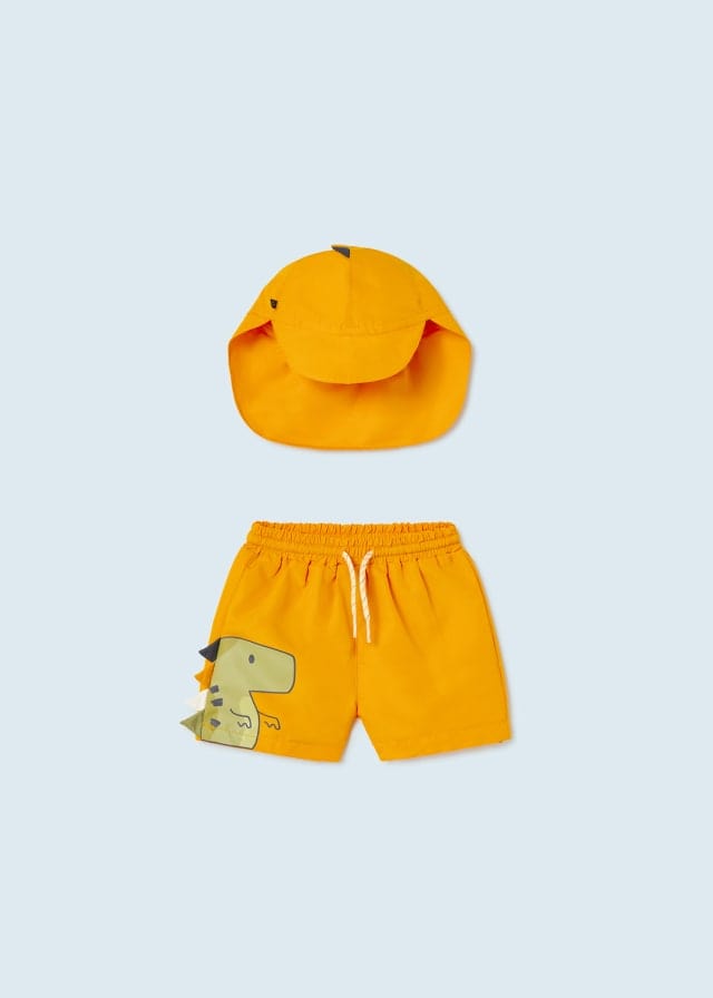 Mayoral Usa Inc Mayoral Swim Short & Hat Set - Little Miss Muffin Children & Home