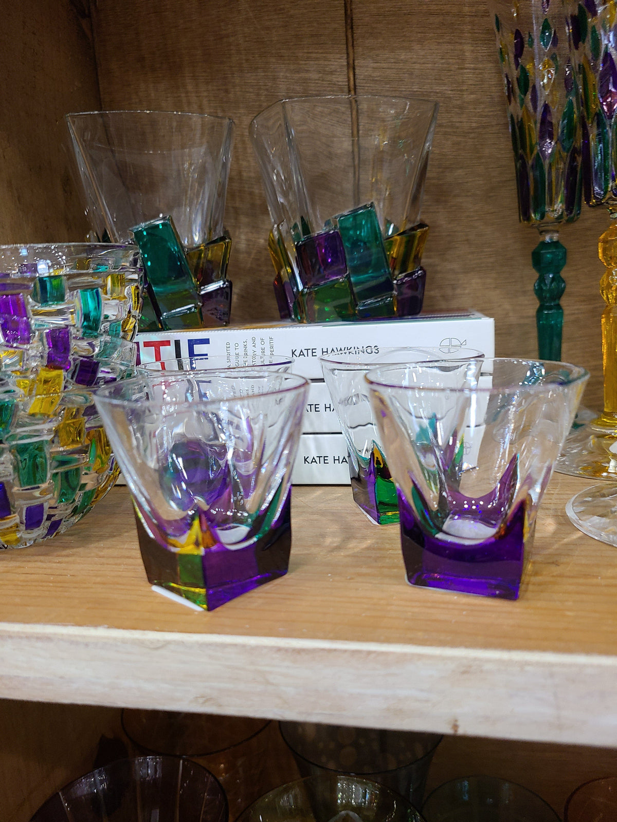 Gage Gage Venetian Mardi Gras Fusion Shot Glass - Little Miss Muffin Children & Home