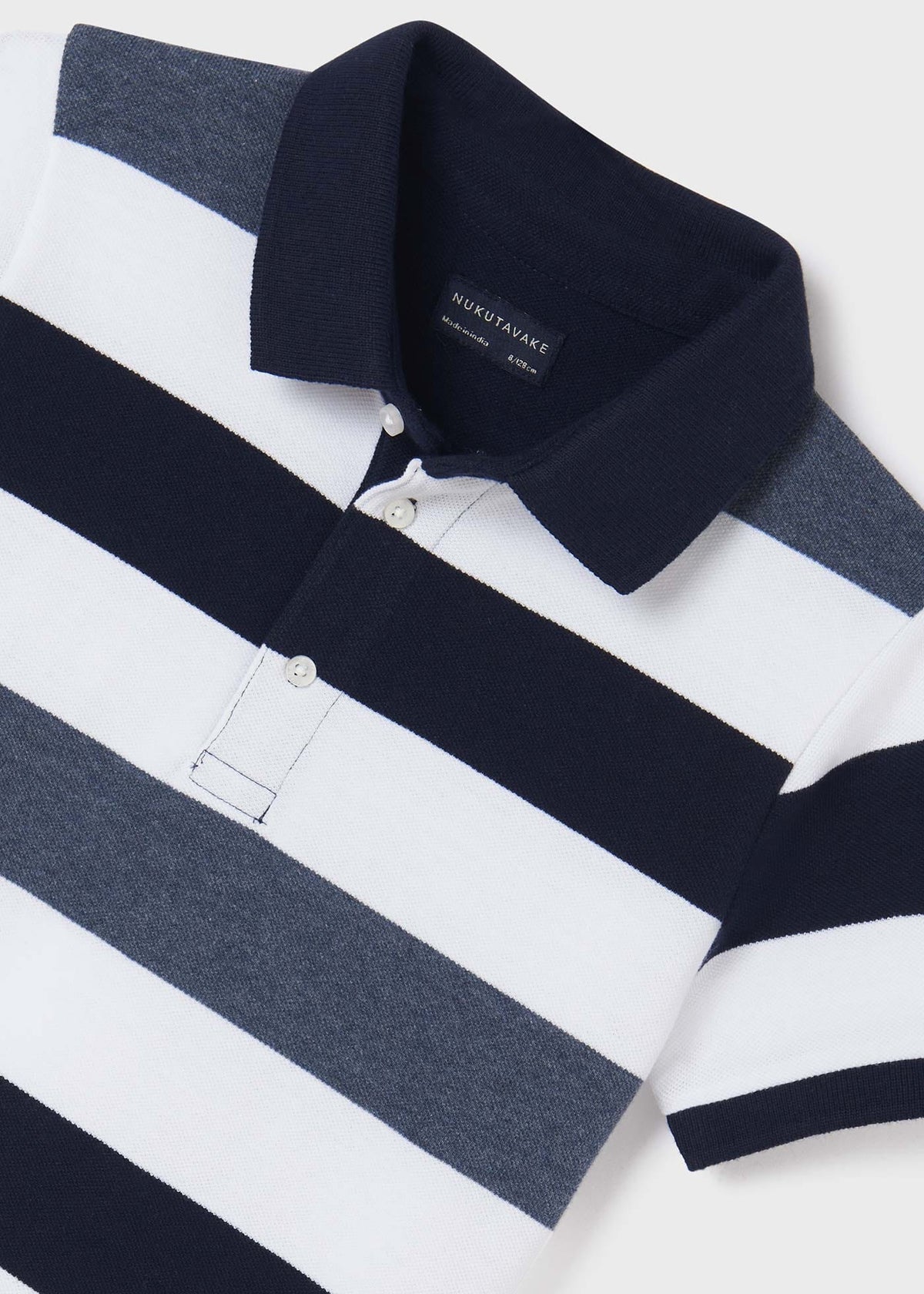 Mayoral Mayoral Striped Short Sleeve Polo - Little Miss Muffin Children & Home