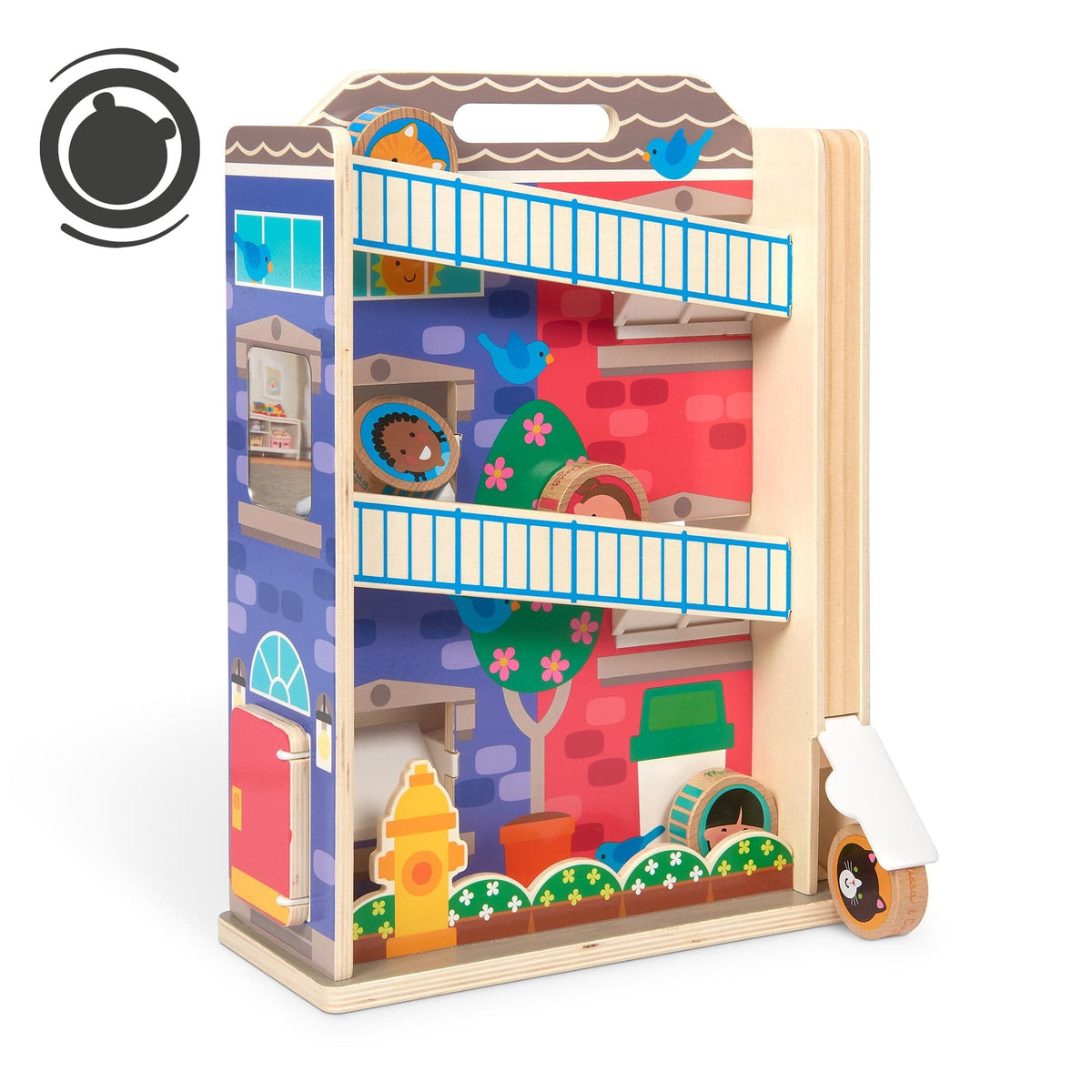 Melissa & Doug Melissa & Doug GO Tots Town House Tumble - Little Miss Muffin Children & Home