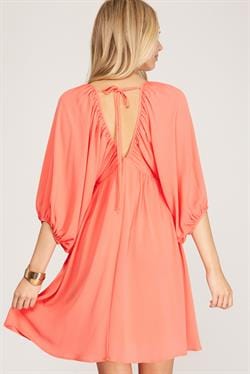 She & Sky She & Sky Balloon Sleeve Tunic Dress - Little Miss Muffin Children & Home